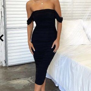That's So Fetch Lucinda Midi Dress Black Size 6